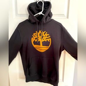 Black timberland hoodie size M but fits like small.
